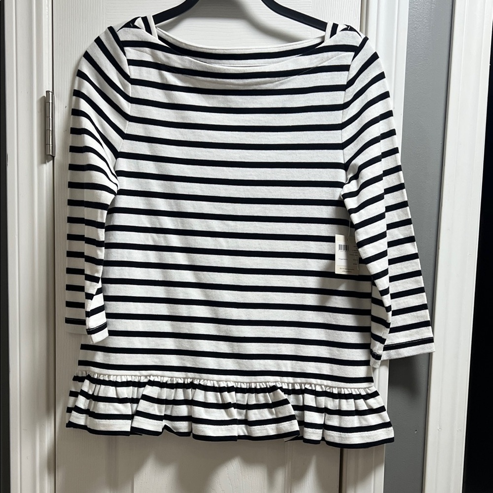 Broome Street Kate Spade striped top new with tags size small